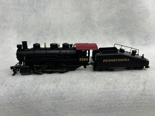 Nice Bachman PENNSY 0-6-0 Slope Tender Steam Loco, Smoke/Headlight