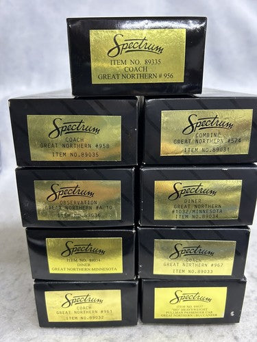 Beautiful Spectrum GN Passenger 9-Car Set HO