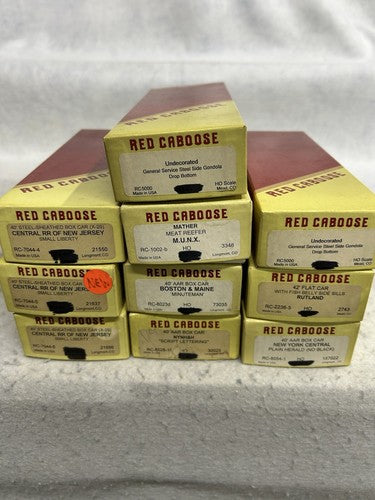 Stately Red Caboose Mxd. Rolling Stock Kits HO(SPECIFY WHICH ONE YOU WANT)