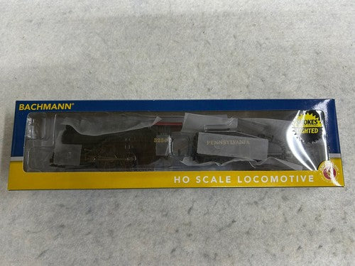 Nice Bachman PENNSY 0-6-0 Slope Tender Steam Loco, Smoke/Headlight