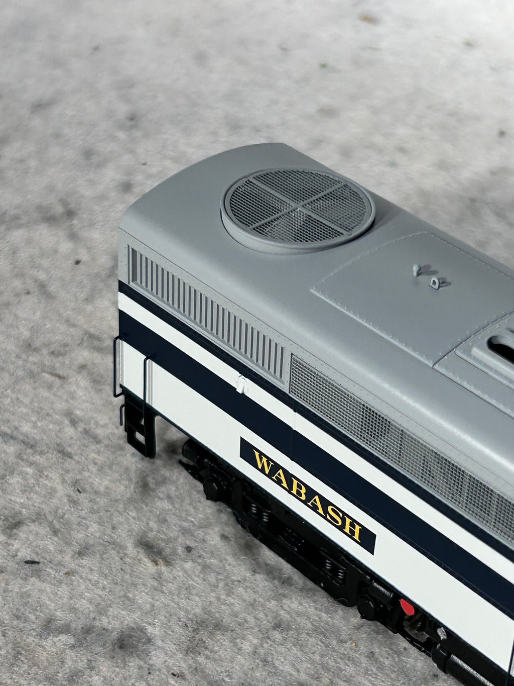Beautiful Rapido Wabash railroad F3 – A #1204 Locomotive DCC/Sound
