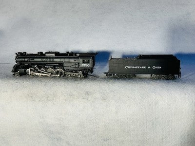 Beautiful Rivarossi Chesapeake & Ohio RR 2-8-4 Berkshire Locomotive HO (Ex Box)