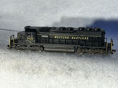 Nice Western Maryland RR SD-40 Diesel Engine HO (Ex Box, Light)