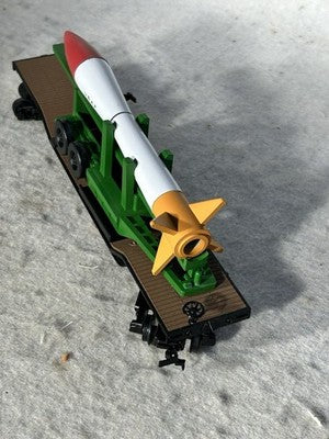 Lethal Bachman United States Air Force Flat Car With Missle HO