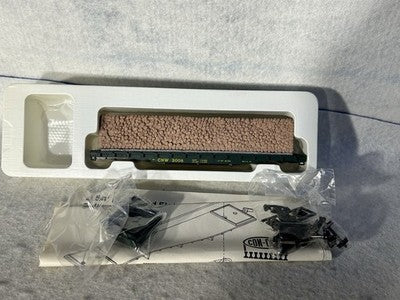 Nice Con Cor Chicago & North Western RR 54’ Bulkhead Flat Car/Pulpwood Load HO