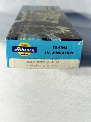 Nice Athearn SW-7/9 Baltimore & Ohio Switcher Loco HO
