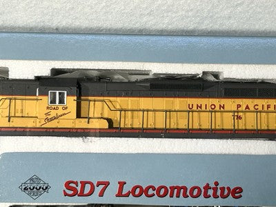 Stately Proto 2000 Union Pacific RR SD- 7 Loco HO