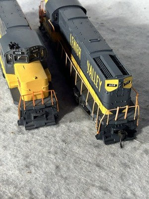 MRC/Lima Lehigh Valley RR Alco C-420 Locos HO (Ex Box, Railing-Minor Gear Noise)