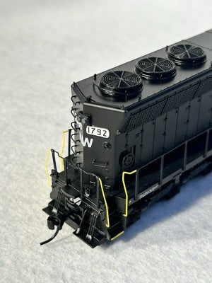 Beautiful BLI Norfolk & Western RR SD-45 Hi Nose HO DCC/Sound Paragon 4