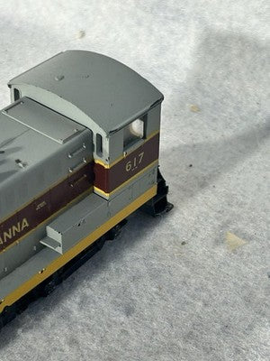 Nice Athearn Blue Box Erie Lackawanna RR Baldwin S-12 Loco HO (Ex One Side Rail)