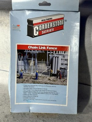 Cool Walthers Chain Link Fence Commercial Building Kit HO