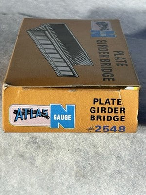 Nice Atlas N Gauge Plate Girder Bridge #2548 Gray