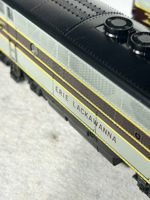 Nice  Stewart Erie Lackawanna RR F-7 A-B-B-A Phase 1 Set (A’s Pow./B’s Unp.) HO