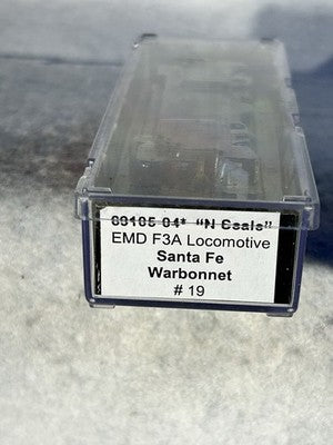 Sharp Intermountain Santa Fe RR F-3A War Bonnet DCC Ready N Gauge Loco