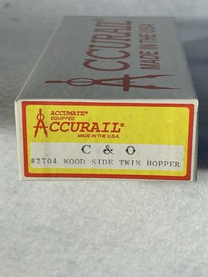 Cool Selection Accurail Various Roads 2-Bay 55 Ton Hopper Car Kits HO