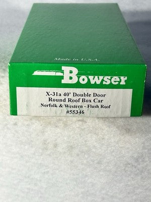 Nice Bowser Various Roads 40’ Box Car  Kits HO(PRICE IS PER CAR; Specify Choice)