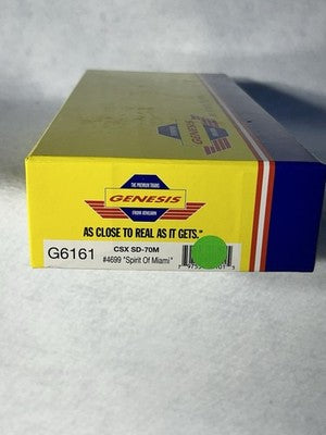 Nice Athearn Genesis CSX Spirit Of Miami SD-70M DCC Ready HO