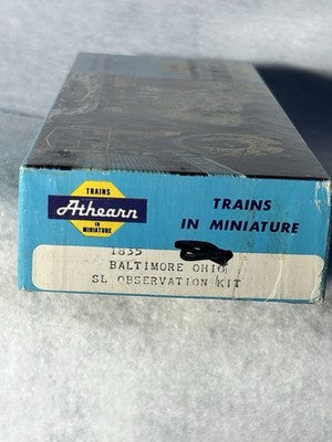 Nice Athearn Baltimore & Ohio RR Streamlined 2-Car Passenger Set HO