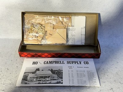 Campbell HO Scale Models, Campbell Supply Company Craftsman Kit