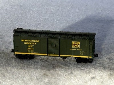 Nice Intermountain Western Pacific RR 40’ Box Car N Gauge