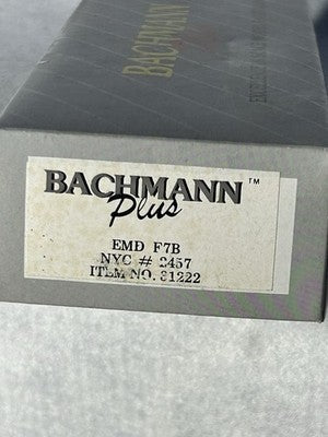 Nice  Bachman Plus Lightning Scheme NYC RR  F-7A /B Both Powered DCC Ready HO