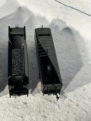 Collectible Bachman Norfolk &Western RR J-611/Water Tender Loco 3-Unit Set HO