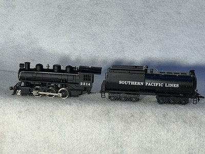 Beautiful Bachman Southern Pacific RR 4-6-0 Steam Loco, Smoke/Headlight