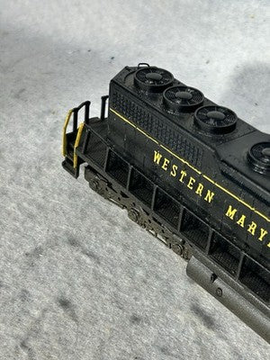 Nice Western Maryland RR SD-40 Diesel Engine HO (Ex Box, Light)