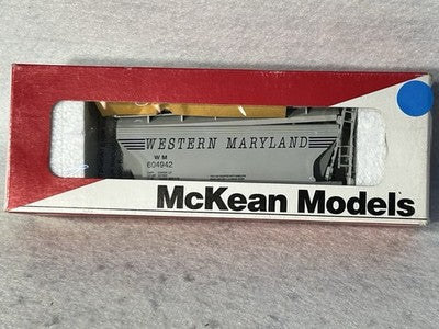 Nice McLean Models Western Maryland 2-Bay Covered Hopper Car HO