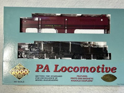 Nice Proto/Rivarossi  Lehigh Valley PA engine/ 7 Car Passenger Set, HO