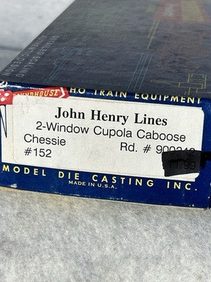 Nice Roundhouse Chessie System RR John Henry Caboose HO