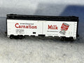 Nice Athearn Blue Box Carnation Milk 40’ BillboardBox Car HO (No Box)
