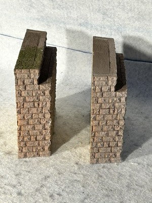 Nice Bridge Abutment Piers Resin Casting HO