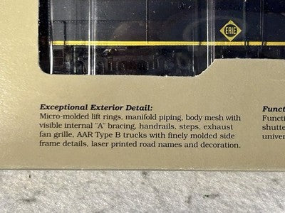 Nice  Proto 2000 FB 2 Erie RR HO Locomotive Unpowered