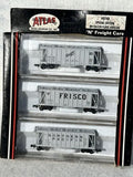 Nice BN Fallen Flags  Air Slide Covered Hopper 3- Car Set N Gauge Sealed