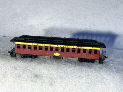 Rare Roundhouse Strasburg Railway Passenger 4 Car Set HO  (Ex Boxes)