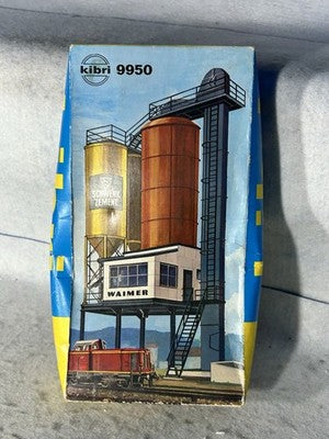 Nice Kibri Cement Plant Commercial Building Kit HO