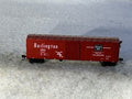 Beautiful Intermountain Burlington Route RR 50’ Box Car  N Gauge