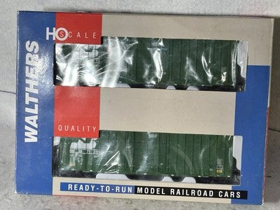 Nice Walthers Burlington Northern RR 50’ High Cube Paper Box 2-Car  Set HO
