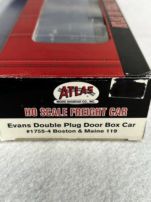 Beautiful Atlas Mixed Road 50’ -60’ Box Cars (SPECIFY WHICH CAR YOU WANT)