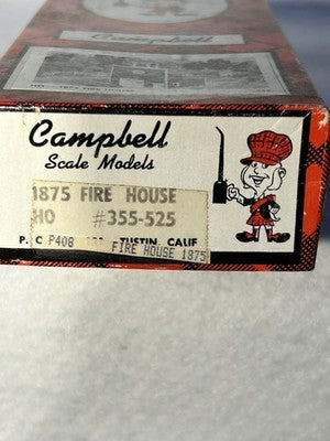 Campbell HO Scale Models, Fire House Craftsman Kit