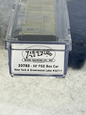 Nice ATLAS New York & Greenwood Lake 50’ Box Car N Gauge
