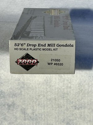Cool Proto 2000 Western Pacific RR 52’ Drop End Mill Gondola Kit HO