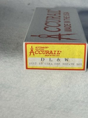 Nice Accurail DL & W RR 40’ Box Car  Kit HO