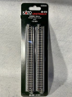 Nice KATO Unitrack Straight Track 7 5/16 4 Pieces N Gauge