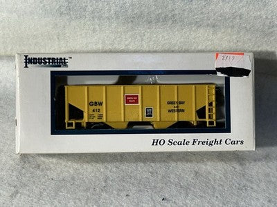 Nice Industry Models Green Bay & Wisconsin RR 2 Bay Hopper Car HO
