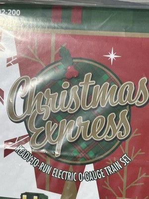 Beautiful Lionel CHRISTMAS EXPRESS Lion Chief Train Set 0 Gauge  Blue Tooth
