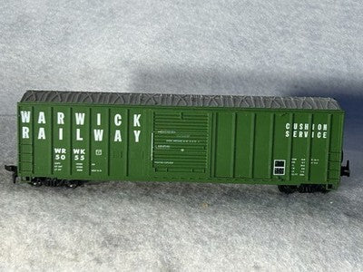 Nice Roundhouse Warwick Valley RR 50’ Box Car HO (Ex Box)