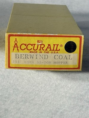 Accurail Mixed BerwindCoal Hopper Kits HO (PRICE/SINGLE CAR; SPECIFY CHOICE)