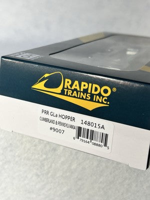 Detailed Rapido Cumberland & Pennsylvania RR 2-Bay GLa Hoppers HO 3-Car Set